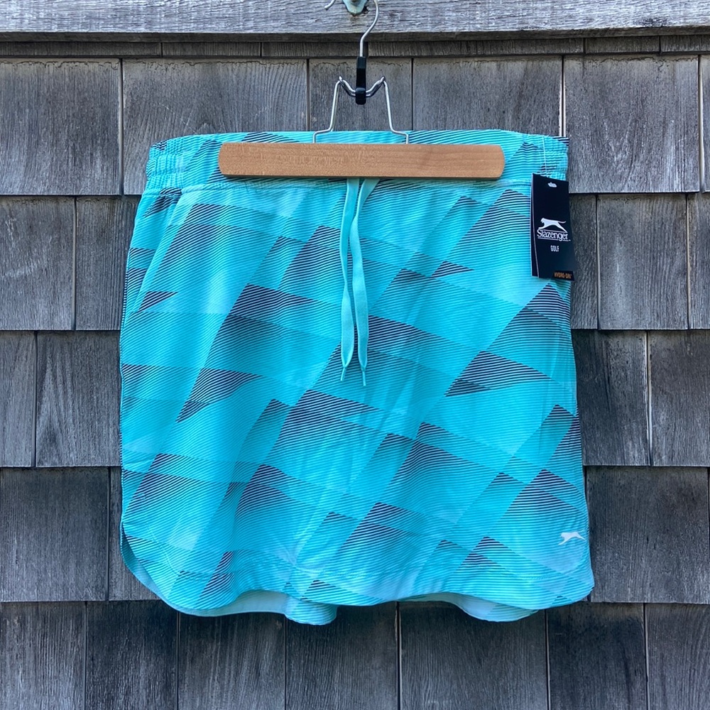 NWT Slazenger Womens Blue Golf Skort Medium